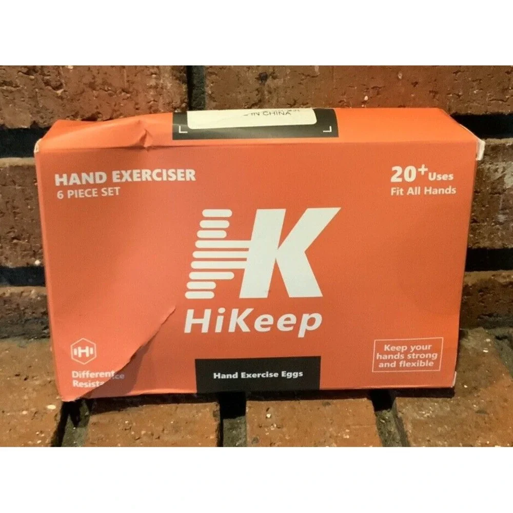 Hikeep 6 pc Hand Exercise Eggs Hand Exerciser Set